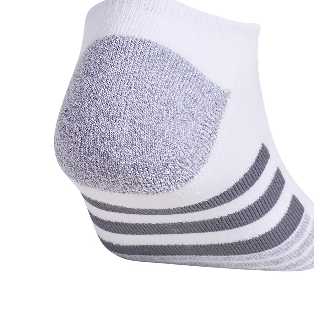 Men's adidas Cushioned 3.0 3-Pack No Show Socks 7 Men's adidas Cushioned 3.0 3-Pack No Show Socks - Image 5