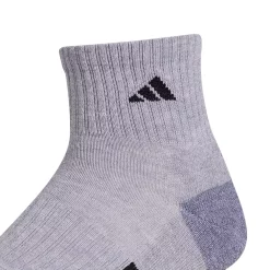 Men's adidas Cushioned 3.0 3-Pack Quarter Socks -Workout Clothes Sales Store 5920215 ALT