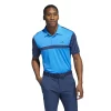 Men's adidas Regular-Fit Colorblock Golf Polo -Workout Clothes Sales Store 5947338 Blue Rush