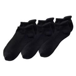 Men's Lands' End 3-Pack Performance Ankle Socks