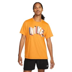 Men's Nike Hyper Dry Graphic Tee -Workout Clothes Sales Store 6037549 Magma Orange