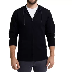 Men's Caliville Cotton Stretch Full-Zip Hoodie 7 Men's Caliville Cotton Stretch Full-Zip Hoodie -Workout Clothes Sales Store 6057779 Black