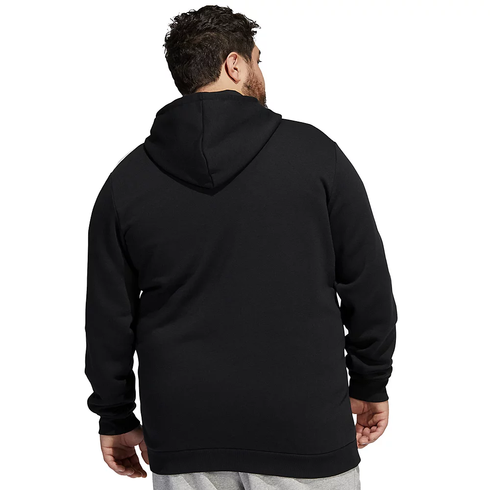 Big & Tall adidas Essential Fleece Full-Zip Hoodie 10 Big & Tall adidas Essential Fleece Full-Zip Hoodie - Image 8