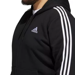 Big & Tall adidas Essential Fleece Full-Zip Hoodie 22 Big & Tall adidas Essential Fleece Full-Zip Hoodie -Workout Clothes Sales Store 6171341 ALT3