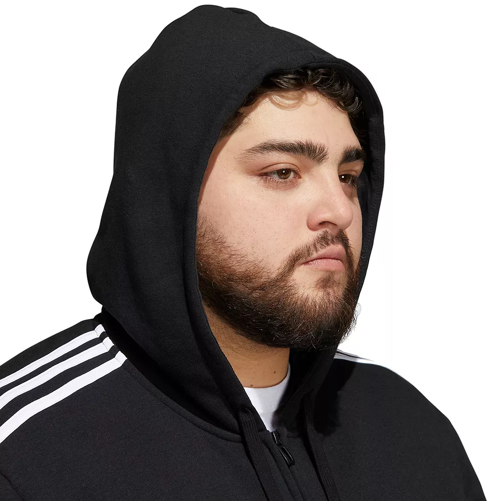 Big & Tall adidas Essential Fleece Full-Zip Hoodie 13 Big & Tall adidas Essential Fleece Full-Zip Hoodie - Image 11