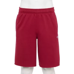 Men's Champion® 10-Inch Powerblend Fleece Shorts 10 Men's Champion® 10-Inch Powerblend Fleece Shorts -Workout Clothes Sales Store 6171386 Cranberry Tart