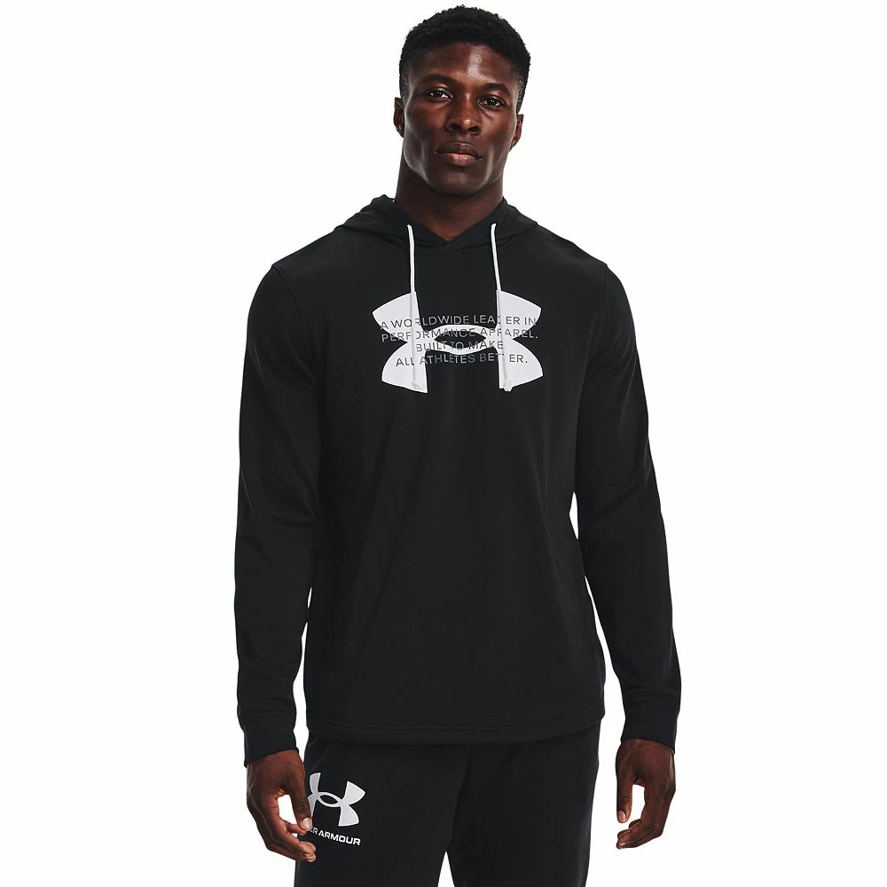Men's Under Armour Rival Terry Logo Hoodie 4 Men's Under Armour Rival Terry Logo Hoodie - Image 2