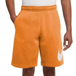Big & Tall Nike Club Fleece Shorts -Workout Clothes Sales Store 6171846 Kumquat