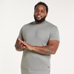 Big & Tall FLX Axis Tee -Workout Clothes Sales Store 6172712 Cliff Gray