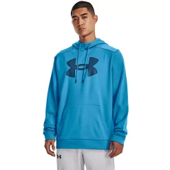 Men's Under Armour Big Logo Fleece Hoodie -Workout Clothes Sales Store 6196612 Capri