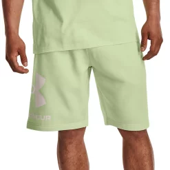 Men's Under Armour Rival Fleece Big Logo Shorts 12 Men's Under Armour Rival Fleece Big Logo Shorts -Workout Clothes Sales Store 6224678 Phosphor Green