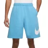 Men's Nike Sportswear Club Shorts -Workout Clothes Sales Store 6224863 Blue Chill