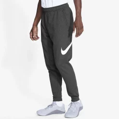 Men's Nike Dri-FIT Tapered Training Pants -Workout Clothes Sales Store 6225295 Charcoal White