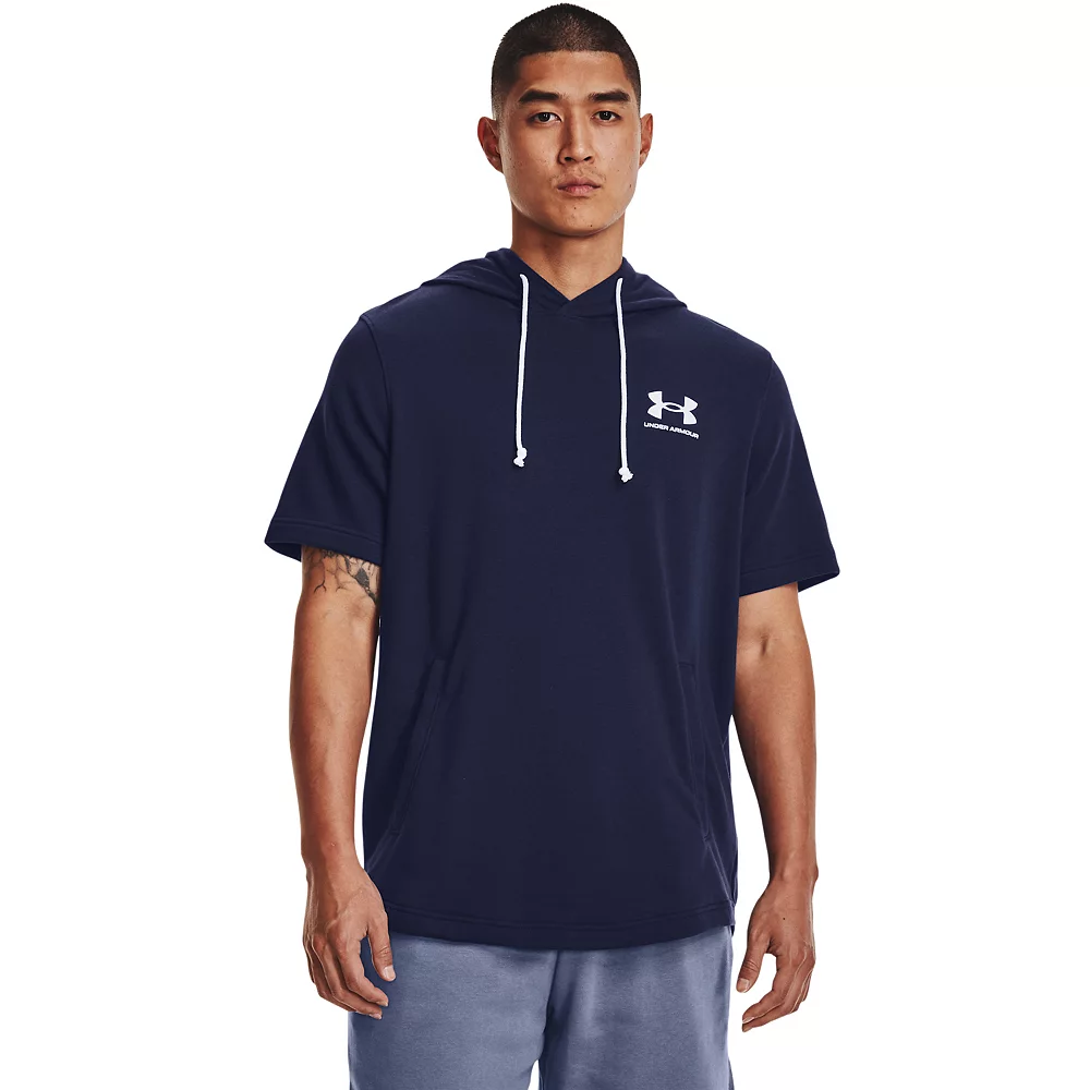 Men's Under Armour Rival Terry Short Sleeve Hoodie 3 Men's Under Armour Rival Terry Short Sleeve Hoodie