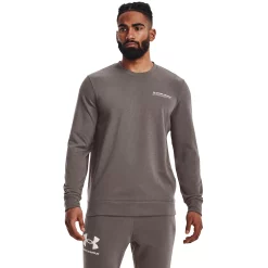 Men's Under Armour Rival Terry Crew Sweatshirt -Workout Clothes Sales Store 6225389 Fresh Clay