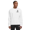 Men's Nike Fleece Crew Sweatshirt 1 Men's Nike Fleece Crew Sweatshirt -Workout Clothes Sales Store 6225406 White