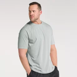 Big & Tall FLX Axis Tee -Workout Clothes Sales Store 6225715 Gray Inlay