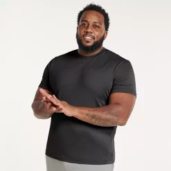 Big & Tall FLX Axis Tee -Workout Clothes Sales Store 6225715 Mineral Black