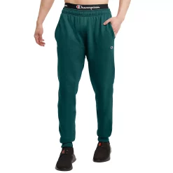 Men's Champion® Fleece Powerblend Jogger Pants -Workout Clothes Sales Store 6225782 Forest Peak Green