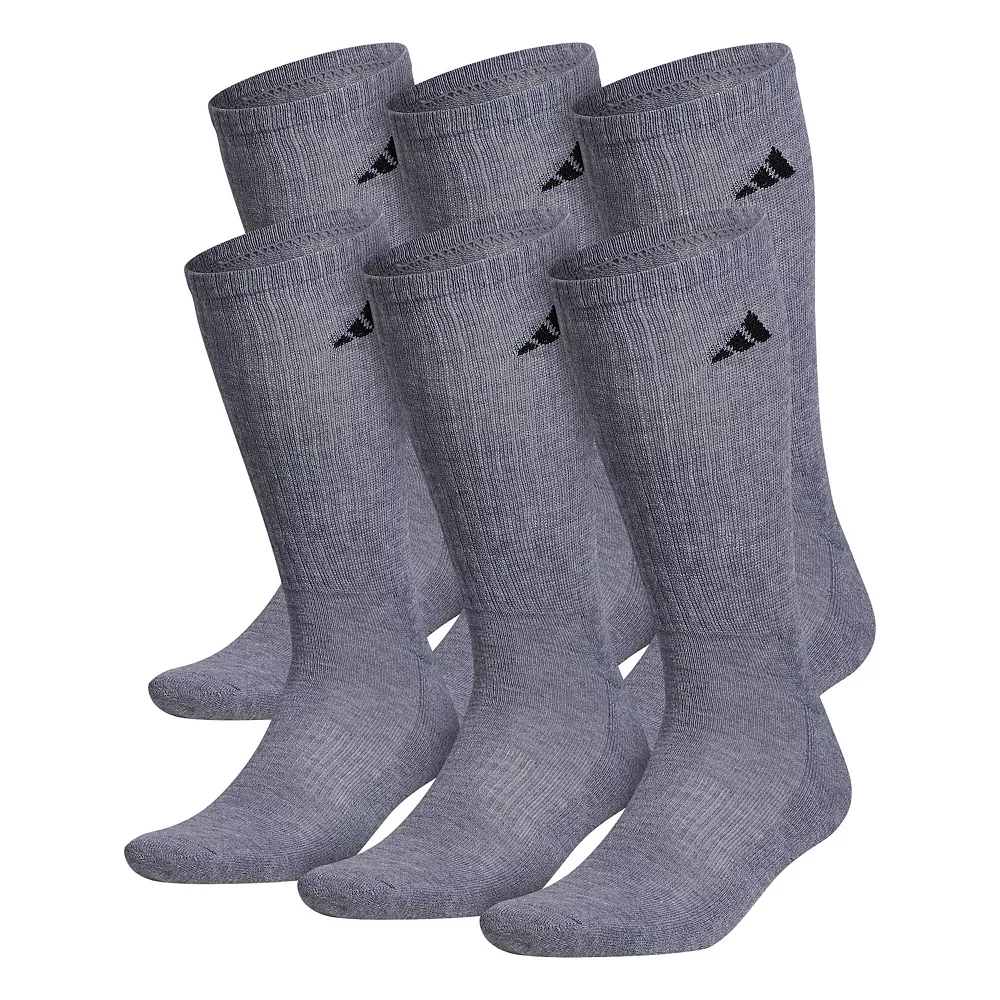 Men's adidas 6-pack Athletic Cushioned Crew Socks 5 Men's adidas 6-pack Athletic Cushioned Crew Socks - Image 3
